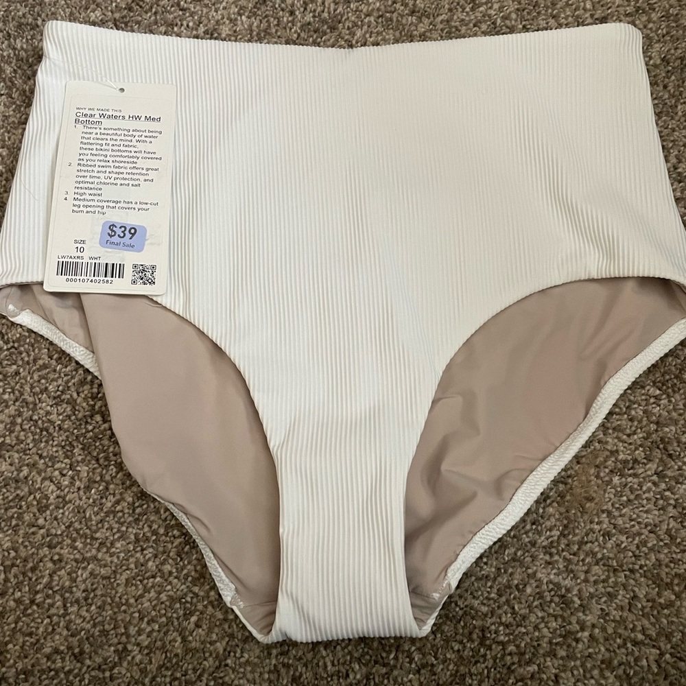 Clear Waters High-Waisted Bikini Bottom